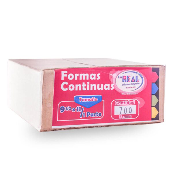 Formas Continuas Small Pack 9 1/2 x 11, 1 Parte