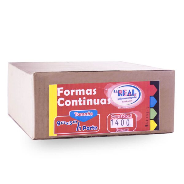 Formas Continuas Small Pack 9 1/2 x 5 1/2, 1 Parte