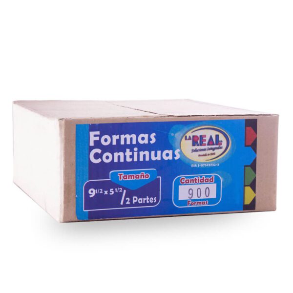 Formas Continuas Small Pack 9 1/2 x 5 1/2, 2 Partes