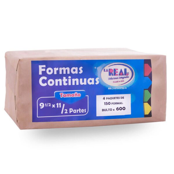 Formas Continuas Mini Pack 9 1/2 x 11, 2 Partes